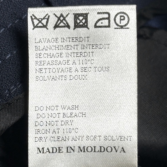 CARVEN Paris | Navy Mini Pleated Wrap Bow Skort Skirt Shorts Preppy Resort Retro - Picture 9 of 11